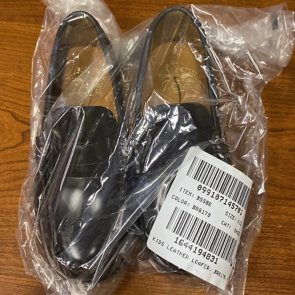 J Crew Kids' penny loafers in leather BS586